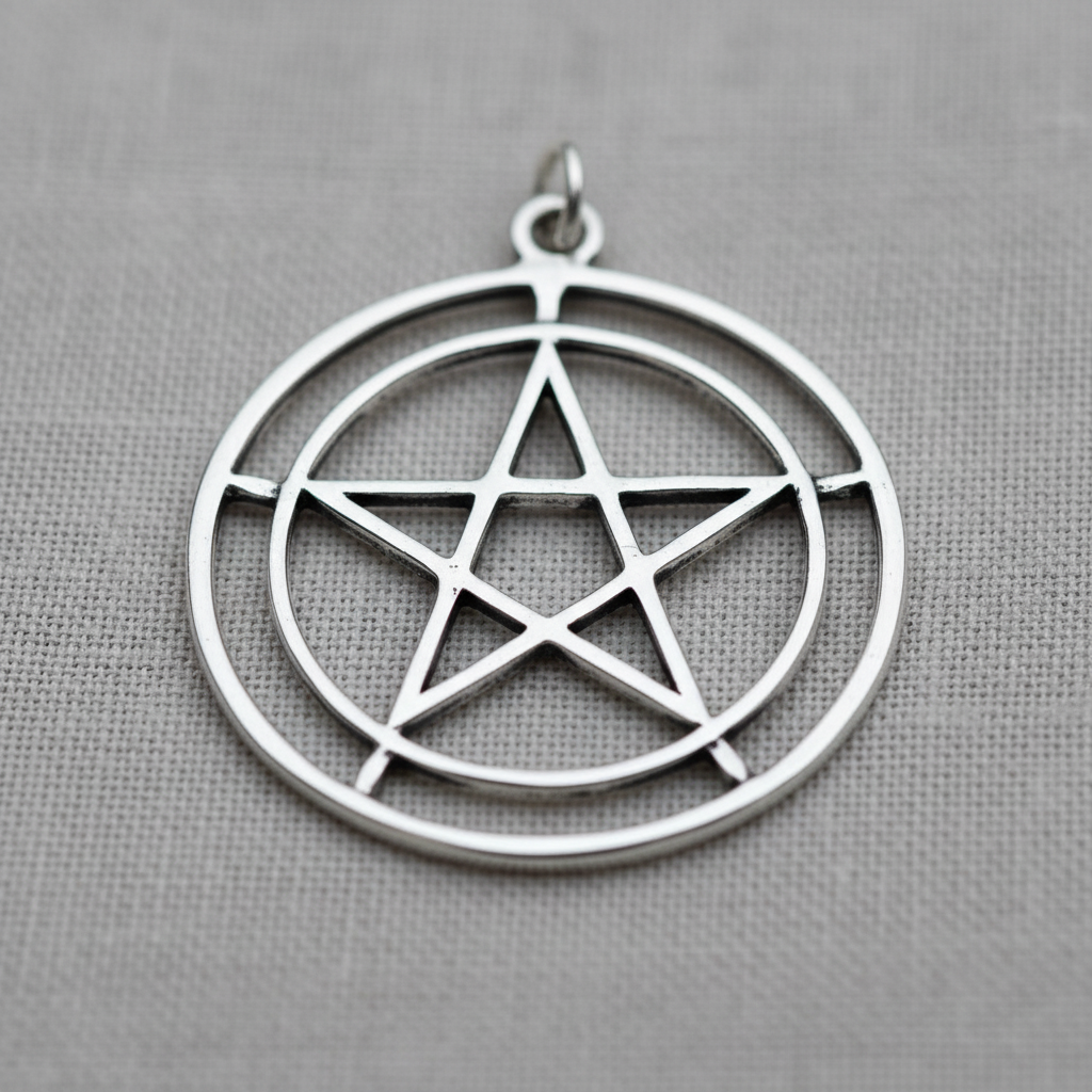 You will be generating high-quality product photos for an online stores product page. The product images should closely match the original products.
      Here is the prompt (IMPORTANT!): """A highly detailed, photorealistic close-up of the 2-Circle Pentag