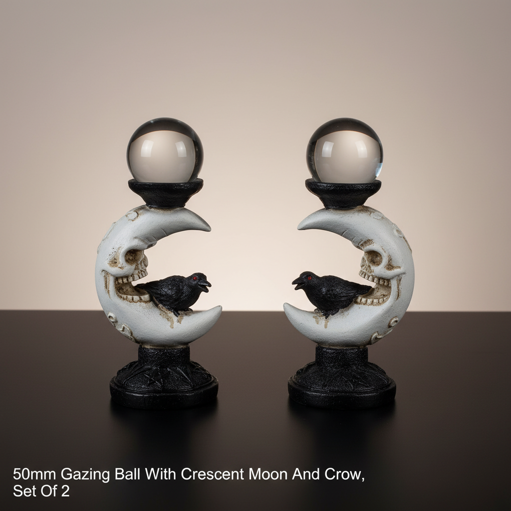 You will be generating high-quality product photos for an online stores product page. The product images should closely match the original products.
      Here is the prompt (IMPORTANT!): """A studio shot of the set of 2 gazing balls on a black matte surfa