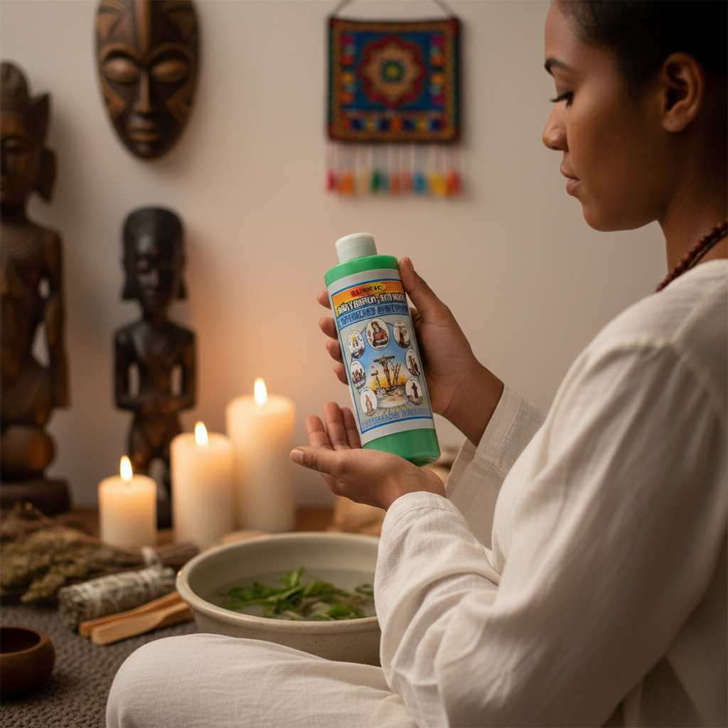 You will be generating high-quality product photos for an online stores product page. The product images should closely match the original products.
      Here is the prompt (IMPORTANT!): """A dynamic scene capturing a spiritual healer or practitioner in a