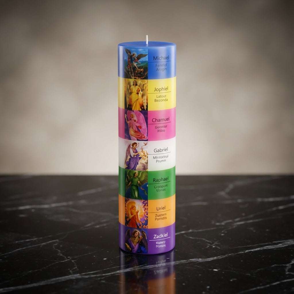 You will be generating high-quality product photos for an online stores product page. The product images should closely match the original products.
      Here is the prompt (IMPORTANT!): """A highly detailed, photorealistic studio shot of the '7 Archangel