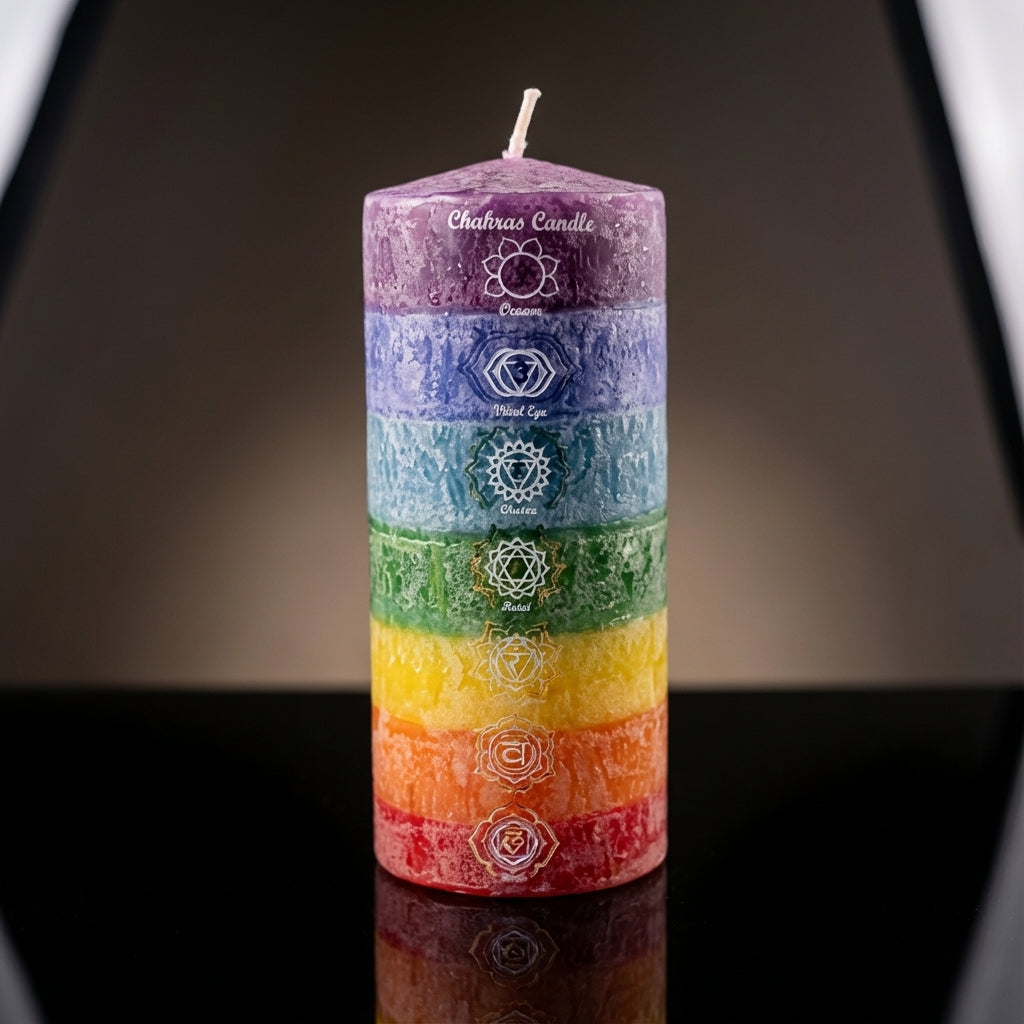 You will be generating high-quality product photos for an online stores product page. The product images should closely match the original products.
      Here is the prompt (IMPORTANT!): """A highly detailed, photorealistic studio shot of the 7 Chakra Pil