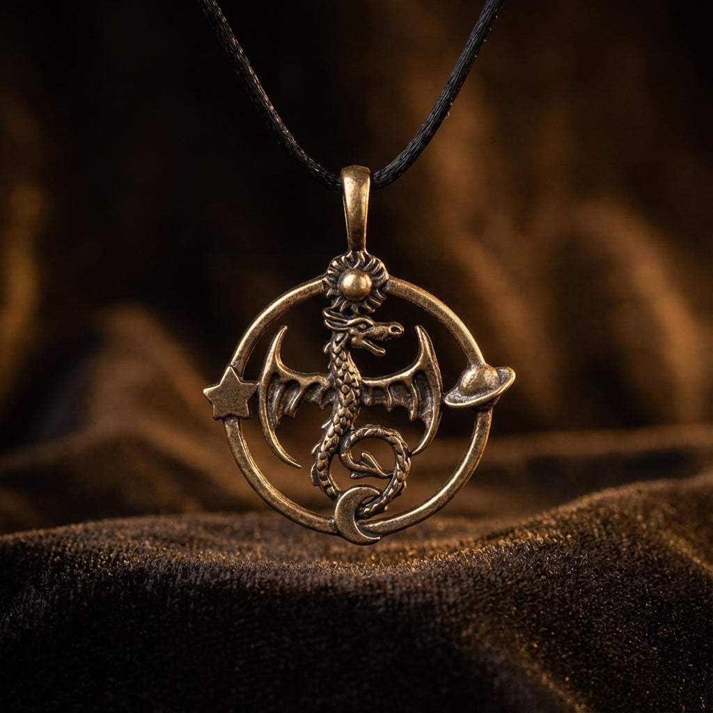 Celestial Dragon Amulet, 1 Piece