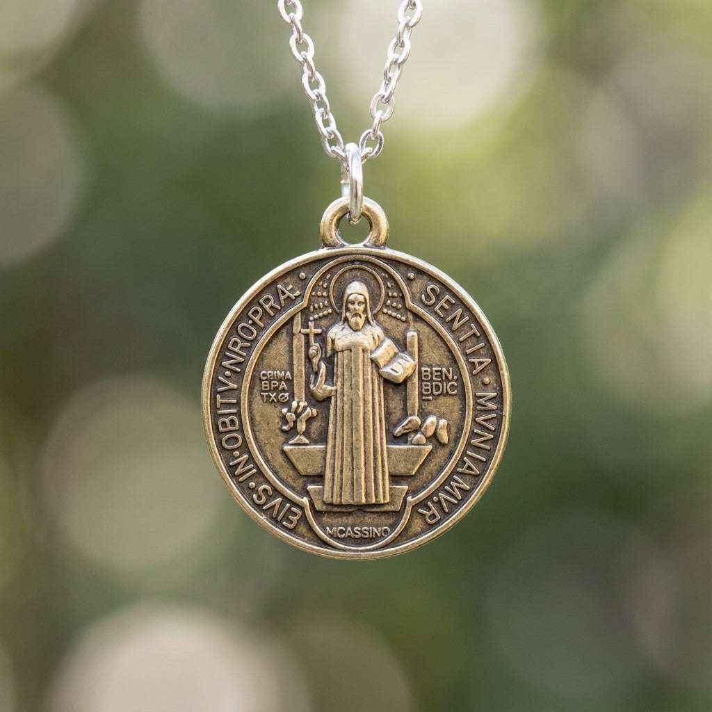 St. Benedict Amulet, 3/4"
