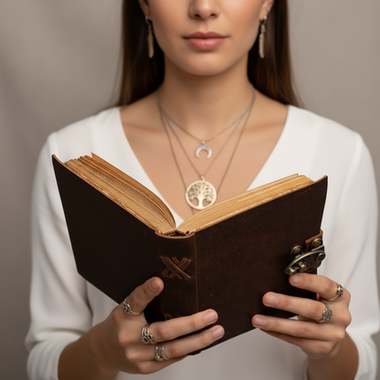 Aged Leather Journal, 4 1/2 x 6 1/2