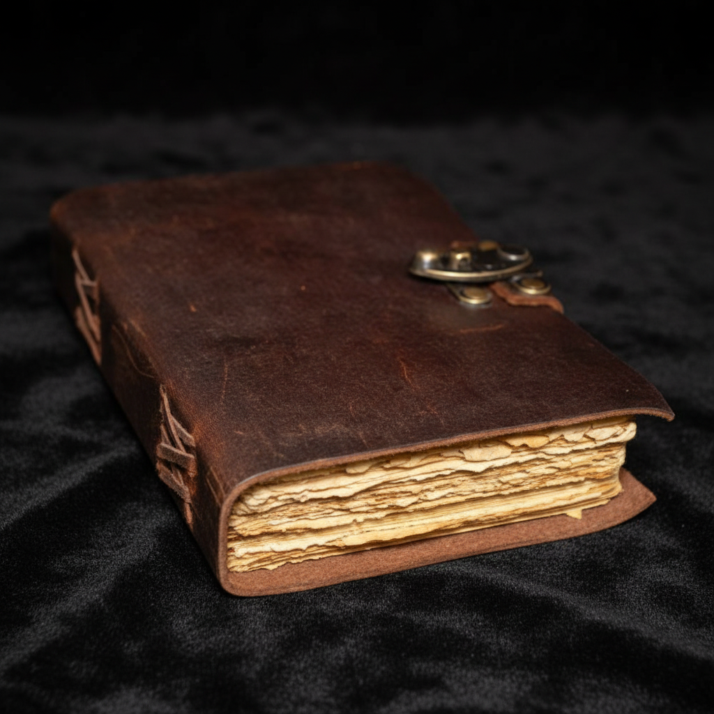 Aged Leather Journal, 4 1/2 x 6 1/2