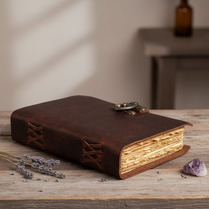 Aged Leather Journal, 4 1/2 x 6 1/2