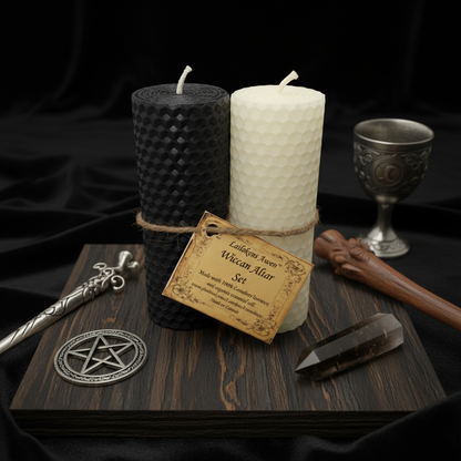 Wiccan Altar Set, Set of 2, 4 1/4 Inches