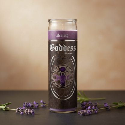 Goddess Lavender Jar Candle, 90 Hour | 7-Day Ritual Candle