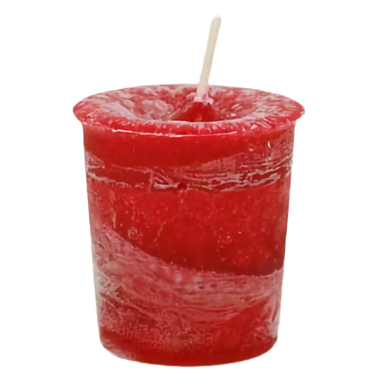 Courage Reiki-Charged Red Votive Candle