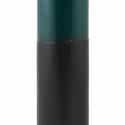 Green/Black Pillar Candle, 9", detail view