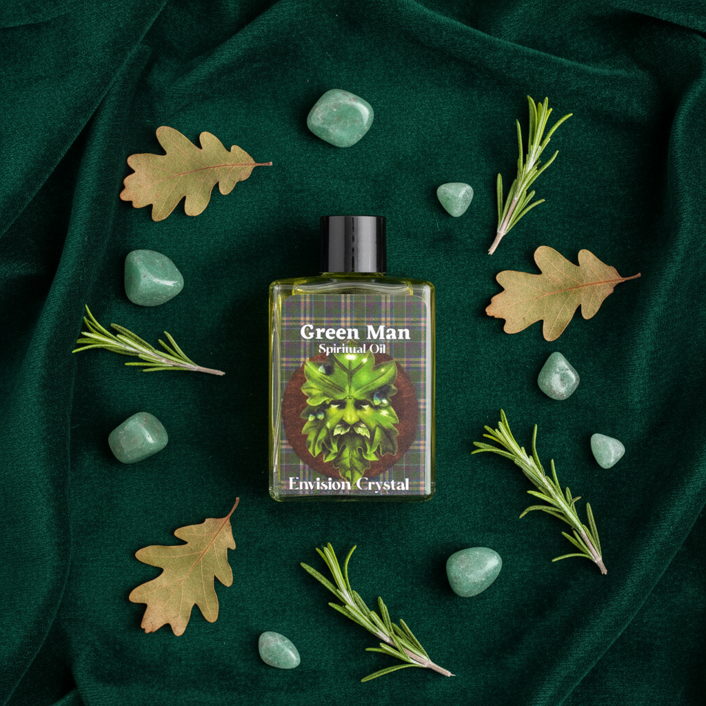 Green Man 4 dram Spiritual Oil, alternate view