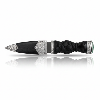 Green Scottish Dirk Athame, 7 1/4 Inches