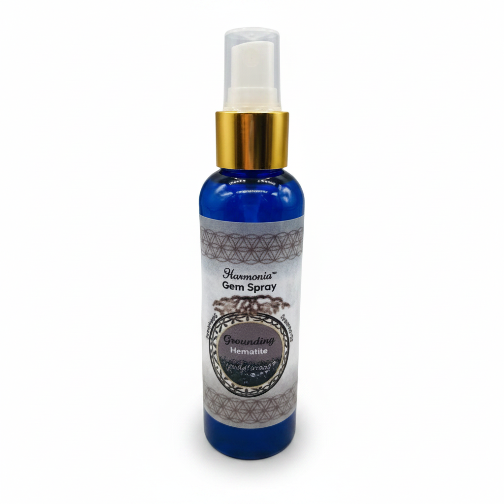 Grounding Hematite Sandalwood Gem Spray, 150ml