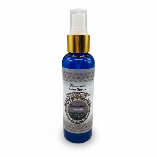 Grounding Hematite Sandalwood Gem Spray, 150ml