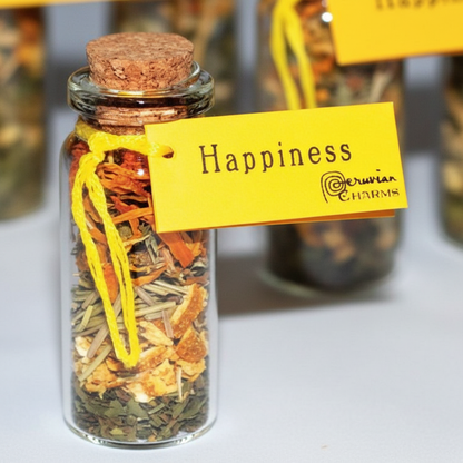 Happiness Pocket Spellbottle, 2 Inches, detail view