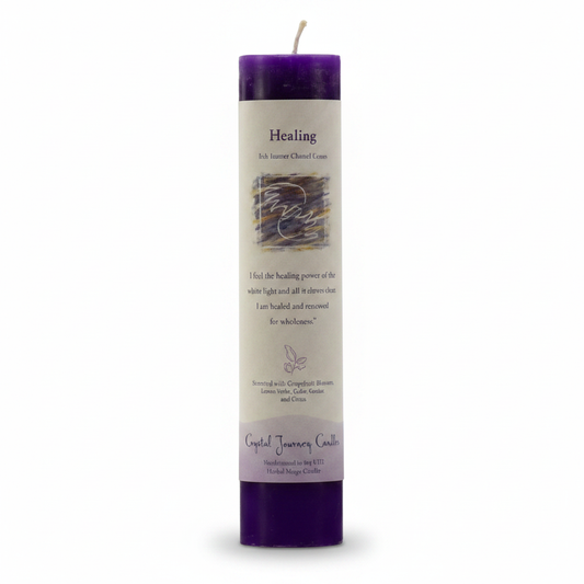 Healing Reiki Charged Pillar Candle