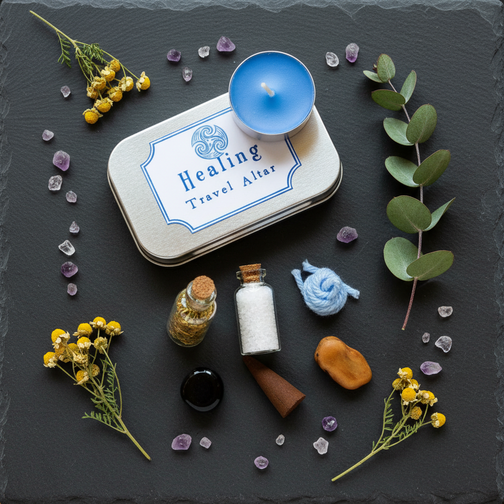 Healing Travel Altar, alternate view
