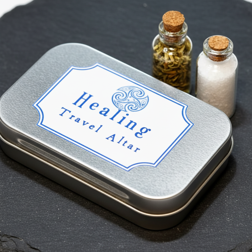 Healing Travel Altar, detail view