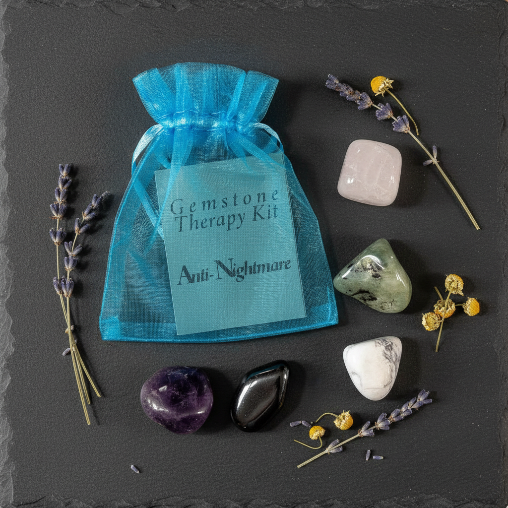 Hematite Anti-Nightmare Gemstone Set, alternate view