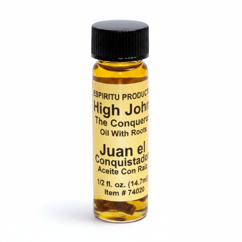 High John the Conqueror Oil with Root, 4 Dram