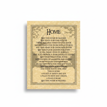 Home Blessing Poster