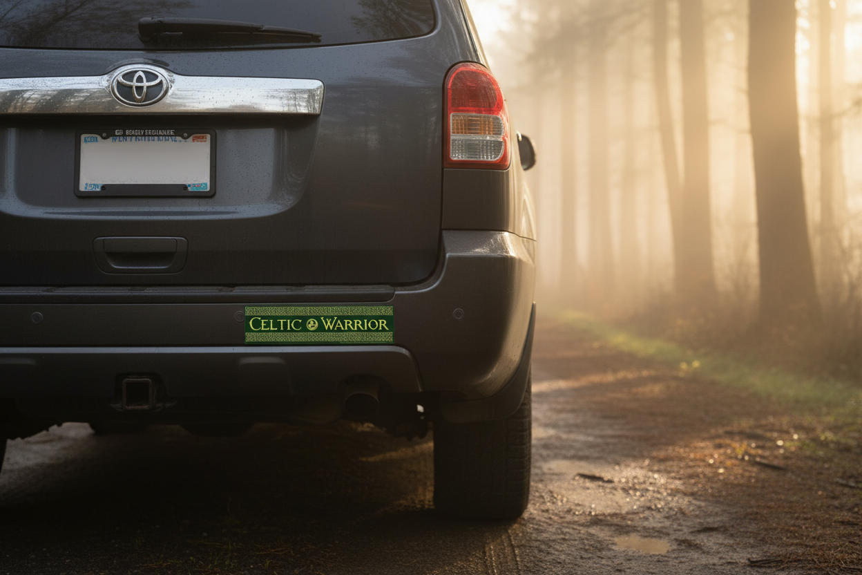 Celtic Warrior bumper sticker