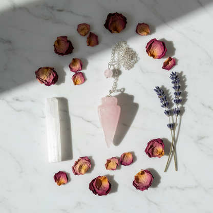 Rose Quartz pendulum