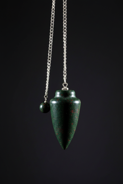 Bloodstone pendulum