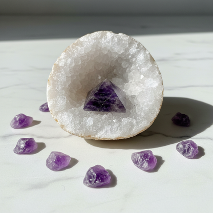 Amethyst Pyramid, 25-30mm