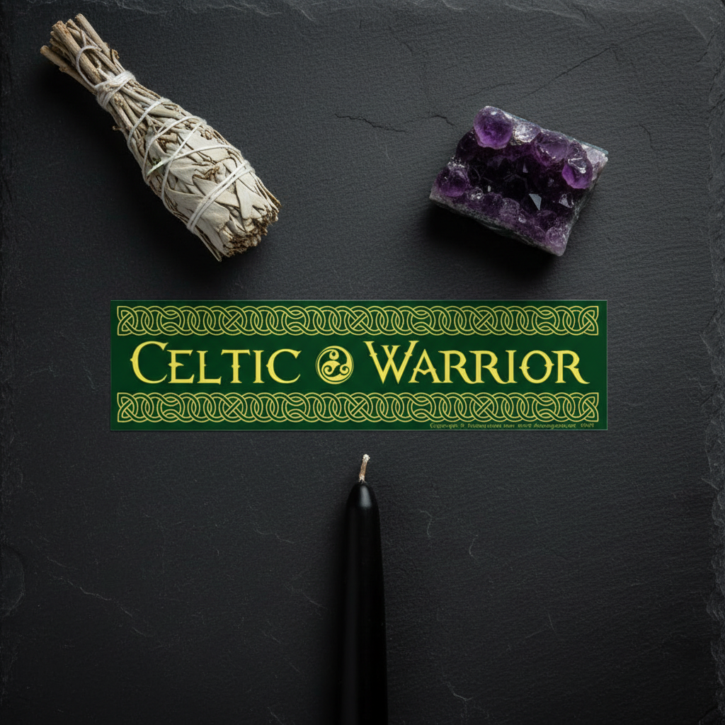 Celtic Warrior bumper sticker