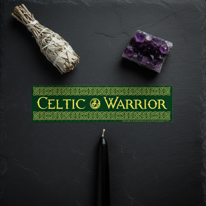 Celtic Warrior bumper sticker