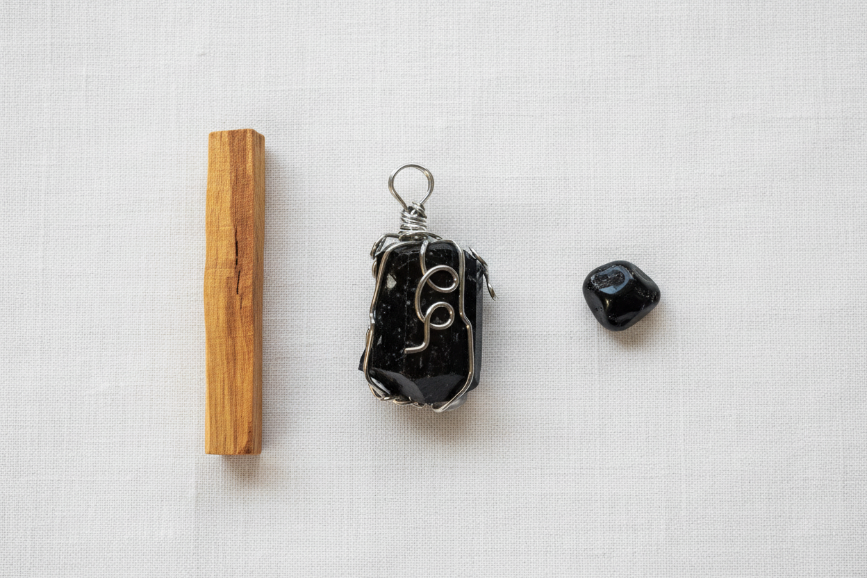 Black Tourmaline wire wrapped