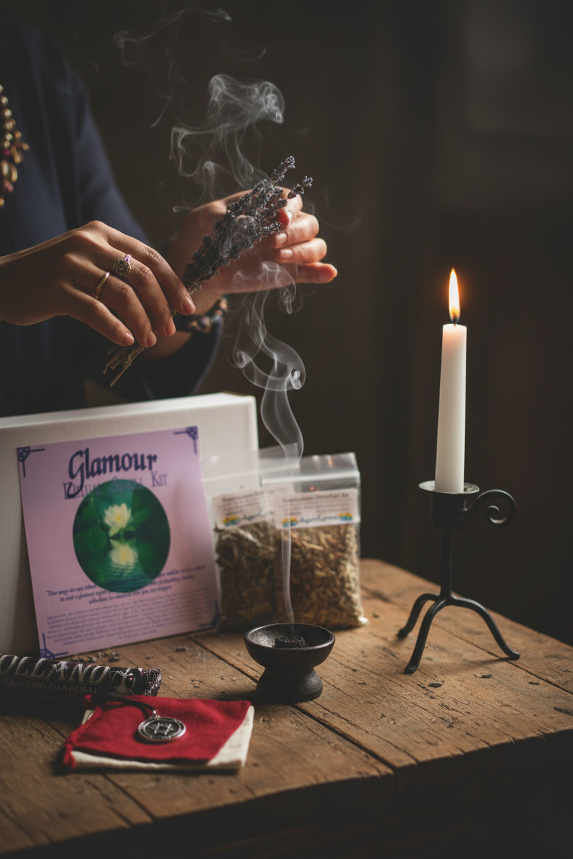 Glamour Boxed ritual kit, alternate view