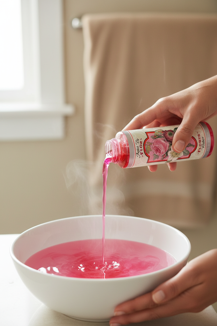 Flower Water (Agua de Flores) Wash, 8 oz, detail view
