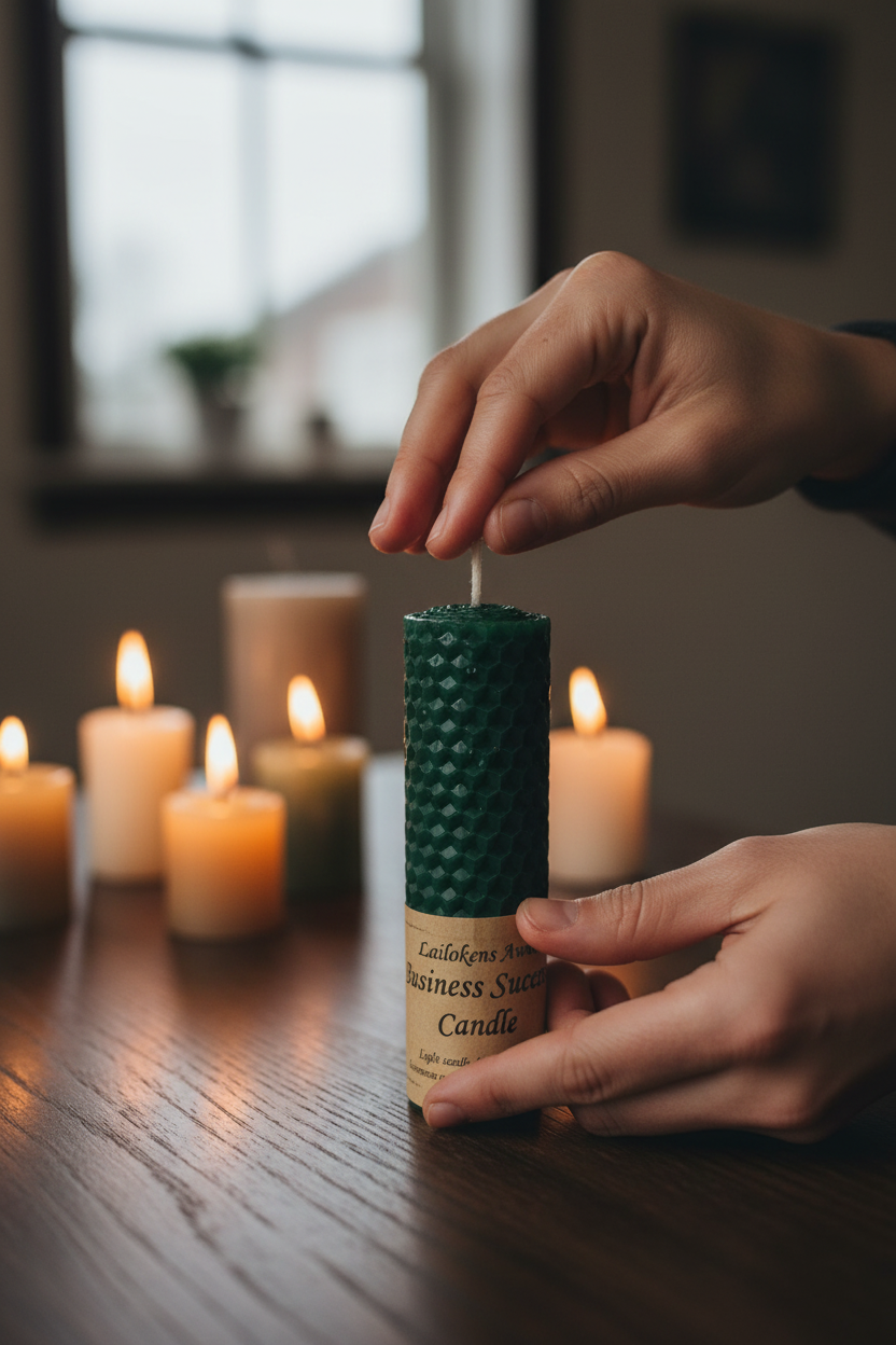 Business Success Lailokens Awen Candle, 4 1/4", alternate view