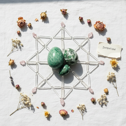 Jade Eggs – Crystal Grid