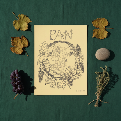 Joyful Pan Poster, 8.5" x 11", alternate view