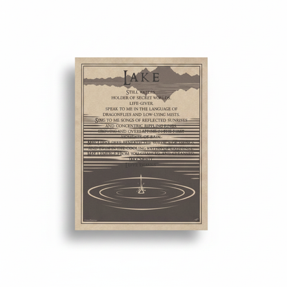 Lake Prayer poster