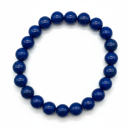 Lapis Lazuli Bracelet, 8mm Beads