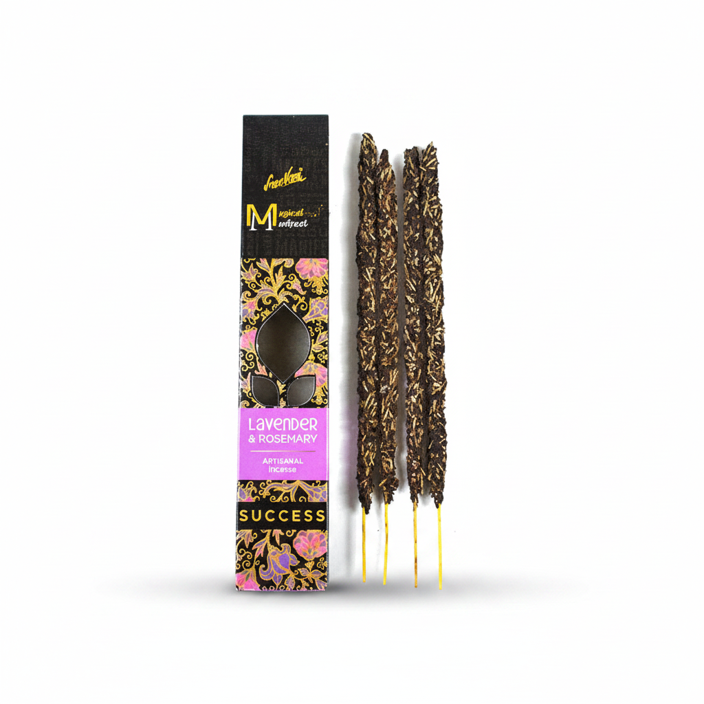 Lavender and Rosemary Success Manifest Sticks, Set of 4