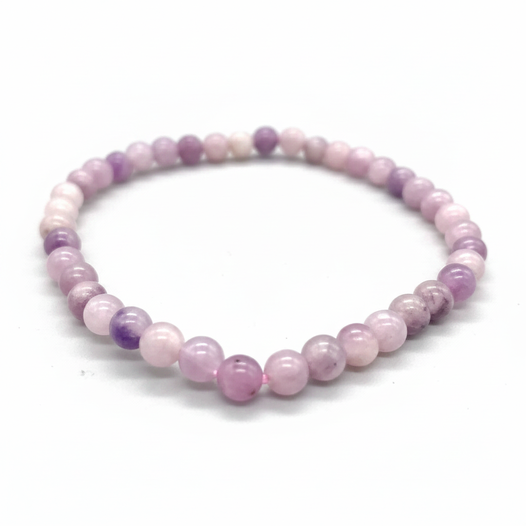 Lepidolite Bracelet, 4mm