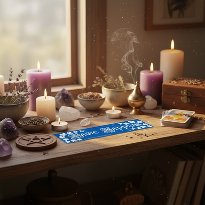 Magic Happens Bumper Sticker, styled on altar