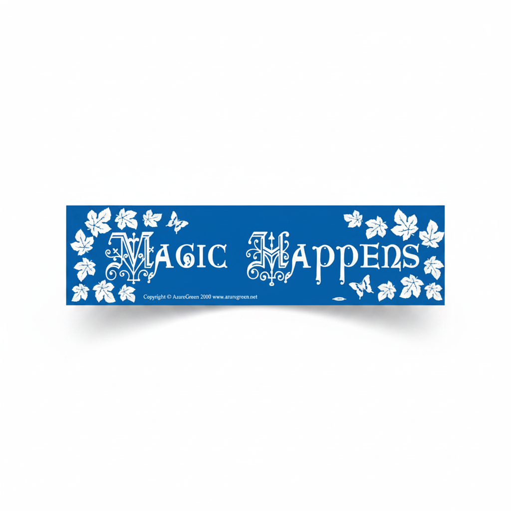 Magic Happens Bumper Sticker