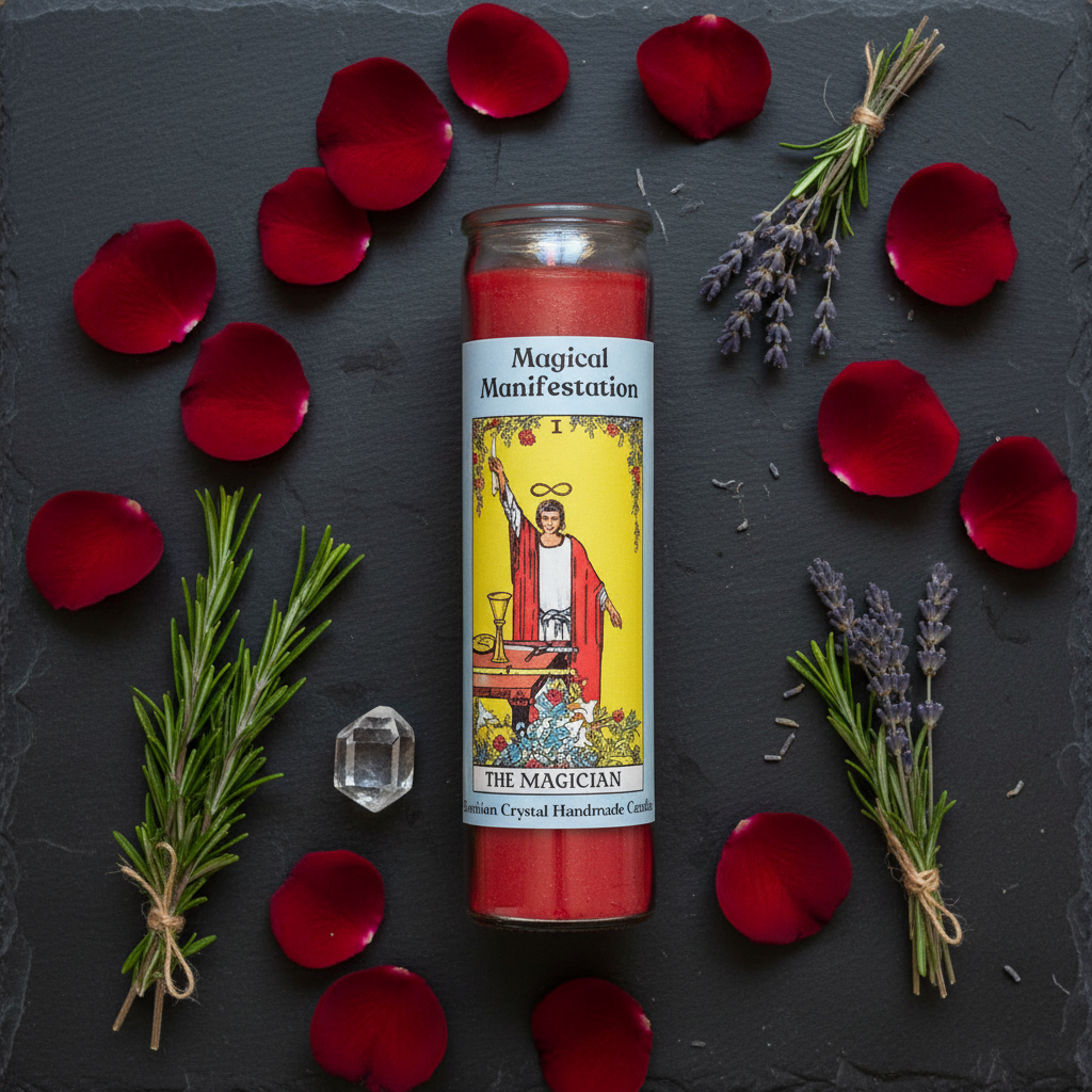 Magical Manifestation Aromatic Jar Candle, alternate view