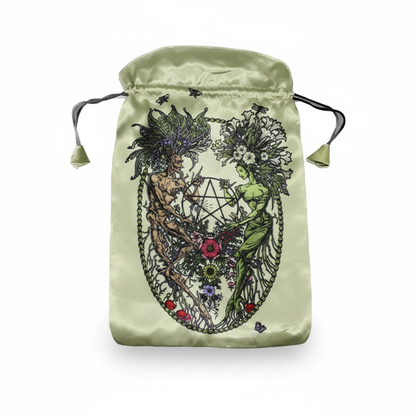 Magickal Botanical Tarot Bag, 6" x 9"