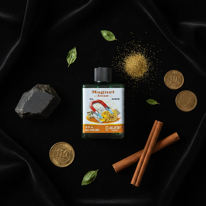 Magnet Oil — Flat Lay