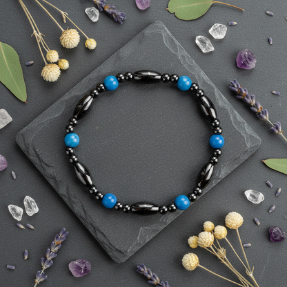 Magnetic Hematite Bracelet, alternate view