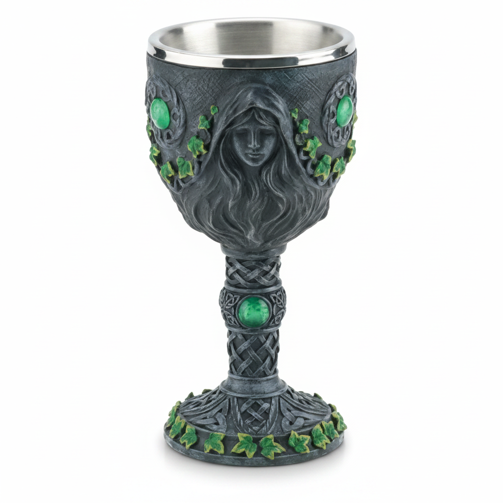 Maiden, Mother & Crone Chalice, 7 1/2"