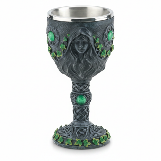 Maiden, Mother & Crone Chalice, 7 1/2"