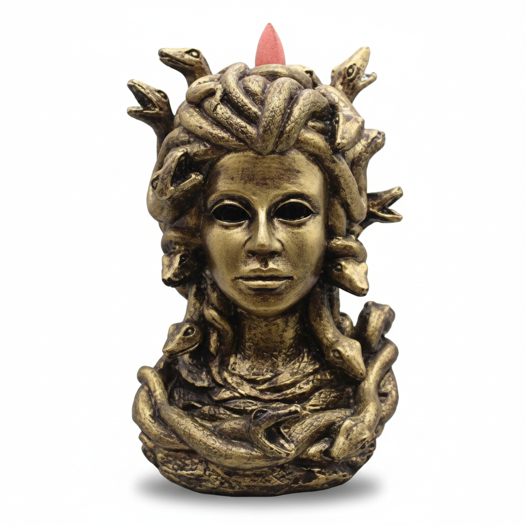 Medusa Backflow Burner, white background